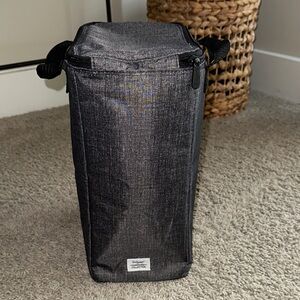 thirty-one Black Fabric Zip-Top Insulated Storage Cube